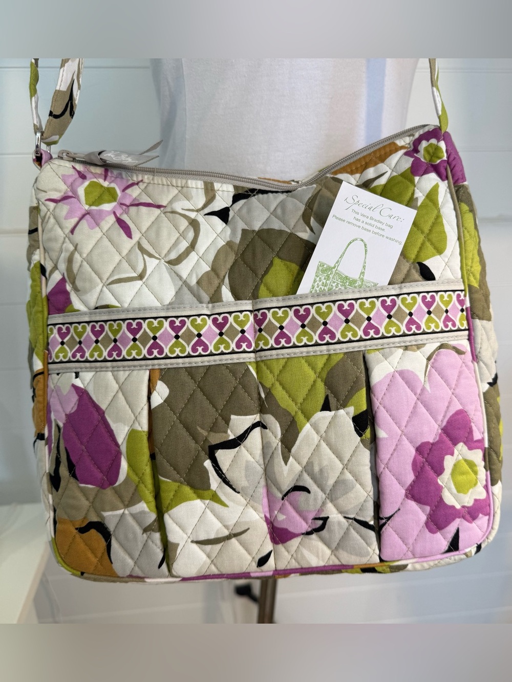 Vera Bradley NWT Retired “Moms Day Out” Quilted Floral Shoulder Bag